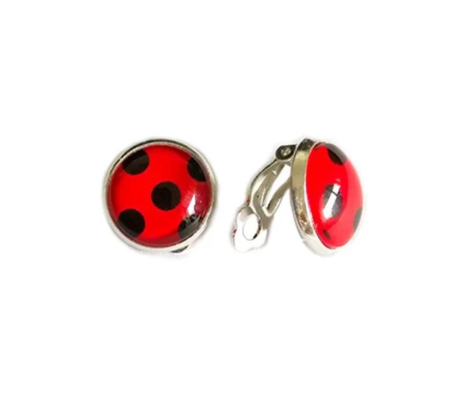 Ladybug Clip On Earrings  Simon Says