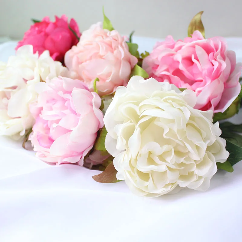 artificial peonies for decoration wedding  (19)