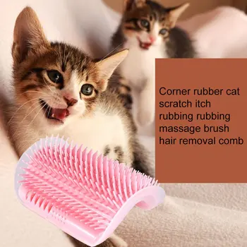 

Pet Cat Self Groomer For Cat Grooming Tool Hair Removal Comb Dogs Cat Brush Hair Shedding Trimming Massage Device With Catnip