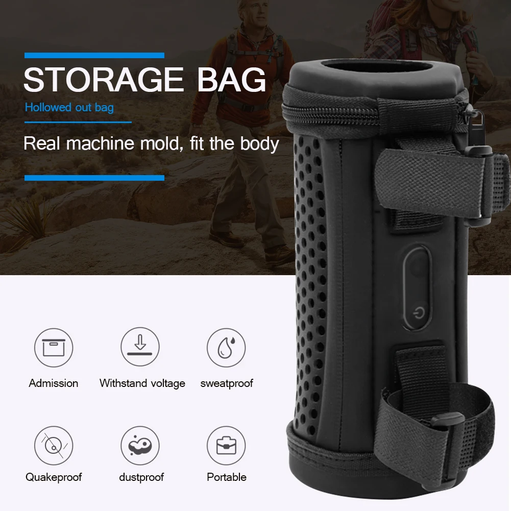 Hollow BT Speaker Storage Bag Portable Case Electronic Equipment Accessory Hard Shell Protective Carrying for JBL Flip 5 | Электроника
