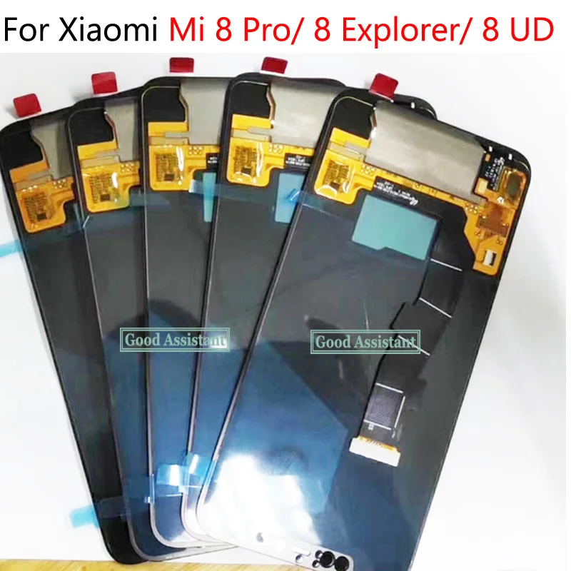 ЖК-дисплей AMOLED 6 21 дюйма для Xiaomi Mi 8 Pro / Explorer M1807E8S UD M1807E8A сенсорный экран с