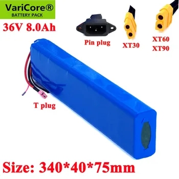 

36V 8.0Ah 18650 lithium-ion battery pack with 42V 20A BMS 300W 500W 600W for E-bike electric car bike motor scooter