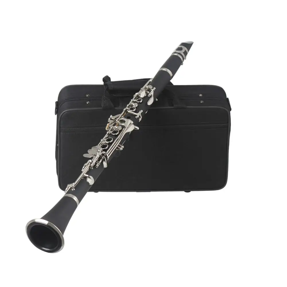 binocular clarinete com pano de limpeza luvas
