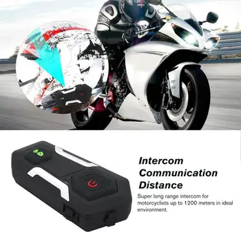 

FM Motorcycle Intercom Helmet Headset FM Radio T10S Hands-free Wireless Helmets Intercomunicadores Moto Music