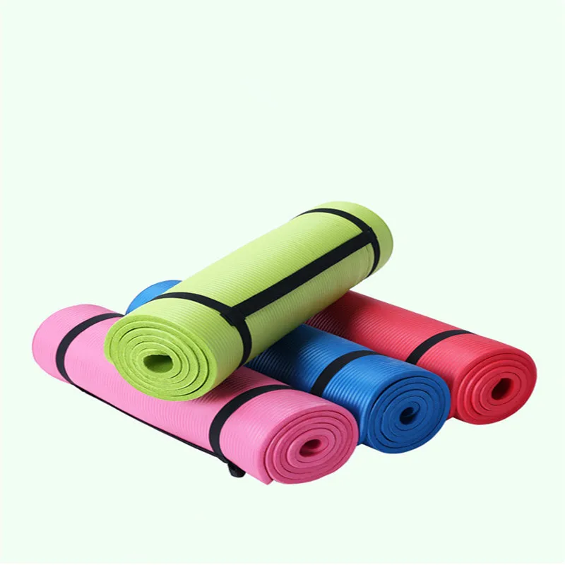 

Anti-slip Gymnastic Mat NBR Yoga Mat Thick 10 Mm Tablet Support Cushion Yoga Multi-functional Exercise Mat