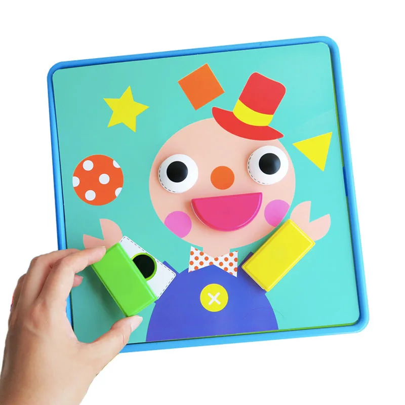 

Infant CHILDREN'S Children Baby Jigsaw Puzzle Educational Toy 0-1-2 3 Early Education Two Or Three-And-a-Half-Year-Old Boys And