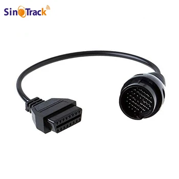 

High Quality Auto OBD OBD2 Diagnostic Connector Cable For Mercedes 38pin to OBDII 16Pin Female For BENZ 38PIN OBD cable