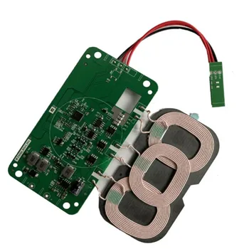 

Taidacent Wireless Car Charger 3 Coil Qi Induction Charging PCBA 5W 10W Fast Induction Char Charger 12V DC Automatic Clamping