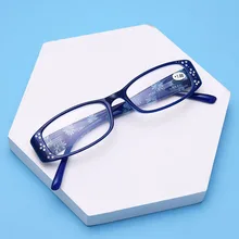 Модные женские очки для чтения, синий удобный элегантный светильник, черные линзы из смолы, ультра-светильник, очки 1,0-3,5 R257