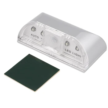 

4 LED Auto PIR Sensor LED Light Home Door Wireless Motion Detection Light S7 #5
