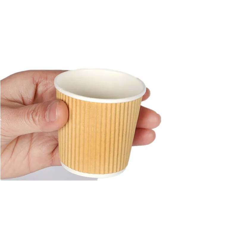 cup 100 шт 4 унции 100 мл маленькая мини одноразовая кофейная чашка Детские вечерние стакан для покупок дегустация пивной бумаги чашки - Цвет: cup