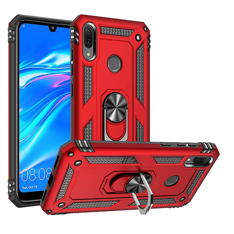 

For Huawei Y7 2019 Case Hard PC + Soft TPU Shockproof Back Cover For Huawei Y7 2019 Case Huawei Y7 2019 Phone Case