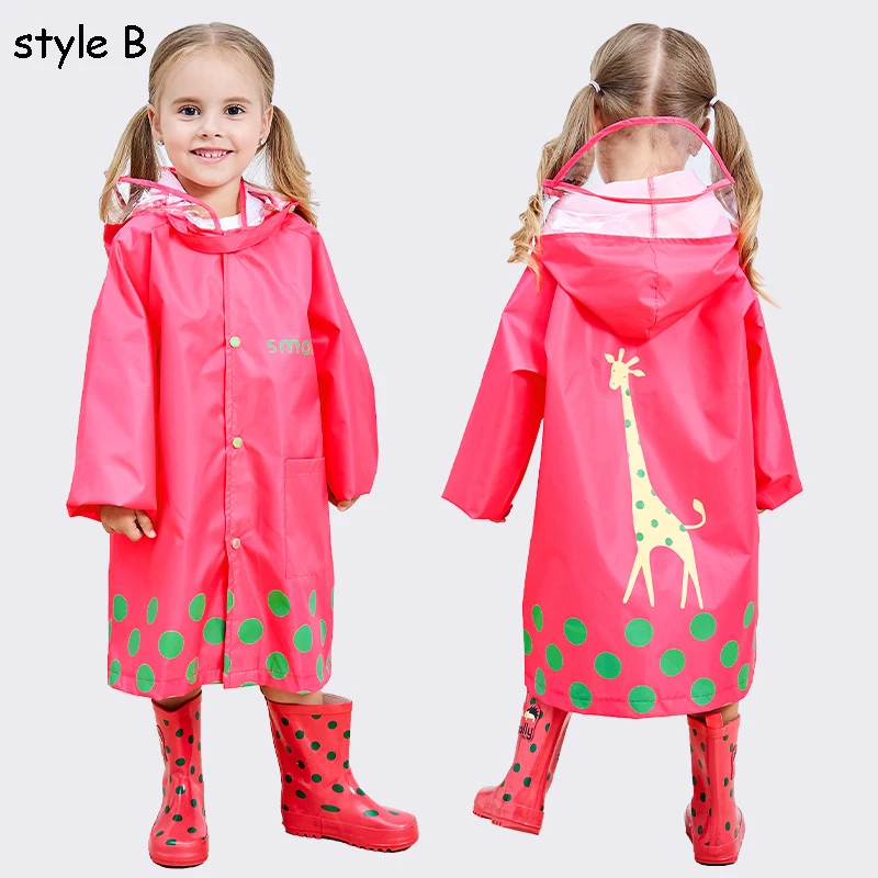 Детский непромокаемый плащ; плащ-дождевик; Chubasquero Gabardina Capa De Chuva; куртка-дождевик; Jas Hujan Regenjas Capa De Chuva Infantil - Цвет: Kids Raincoat 5