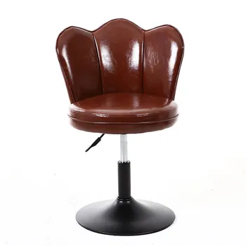 

Bar stool simple lift net red back creative cashier front desk Nordic rotating high stool