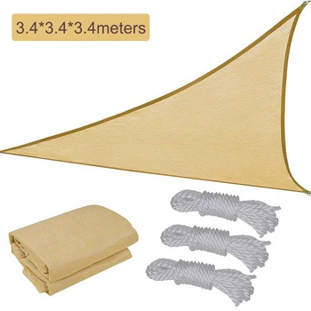 

HDPE Garden Anti-UV Sunshade Net Outdoor Netting Mesh Shade Cloth Net Plant Greenhouse Sun Shade Cover with Rope
