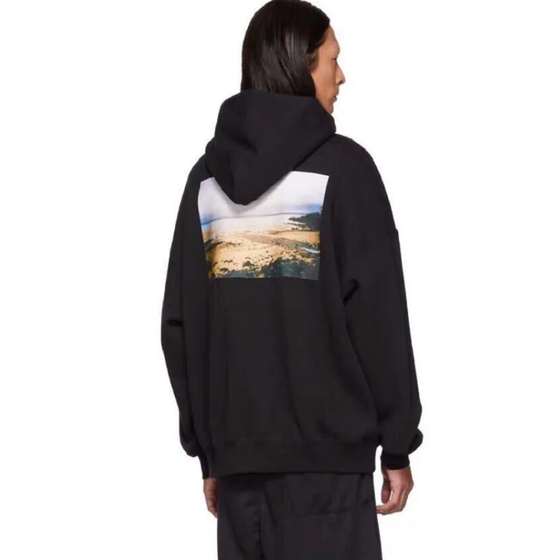 Европа и США high street trend ess толстовка с пейзажным принтом толстовка с капюшоном califoria limited edition продукт