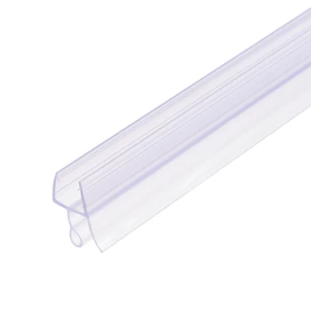 

uxcell 1pc PVC Frameless Glass Shower Door Sweep Door Bottom Side Sealing Strips fits 6mm 8mm 10mm 12mm 16mm Glass