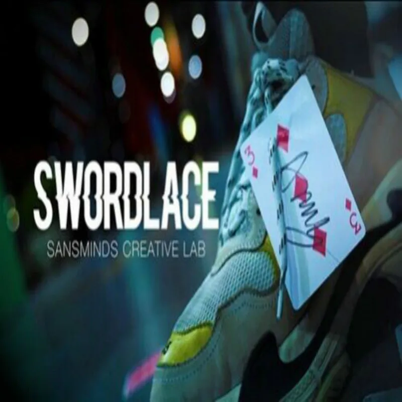 Серия Pro: Swordlace White (DVD и Gimmick) от SansMinds Creative Lab Close up Magic Tricks Illusions уличная магия Fun Bar |