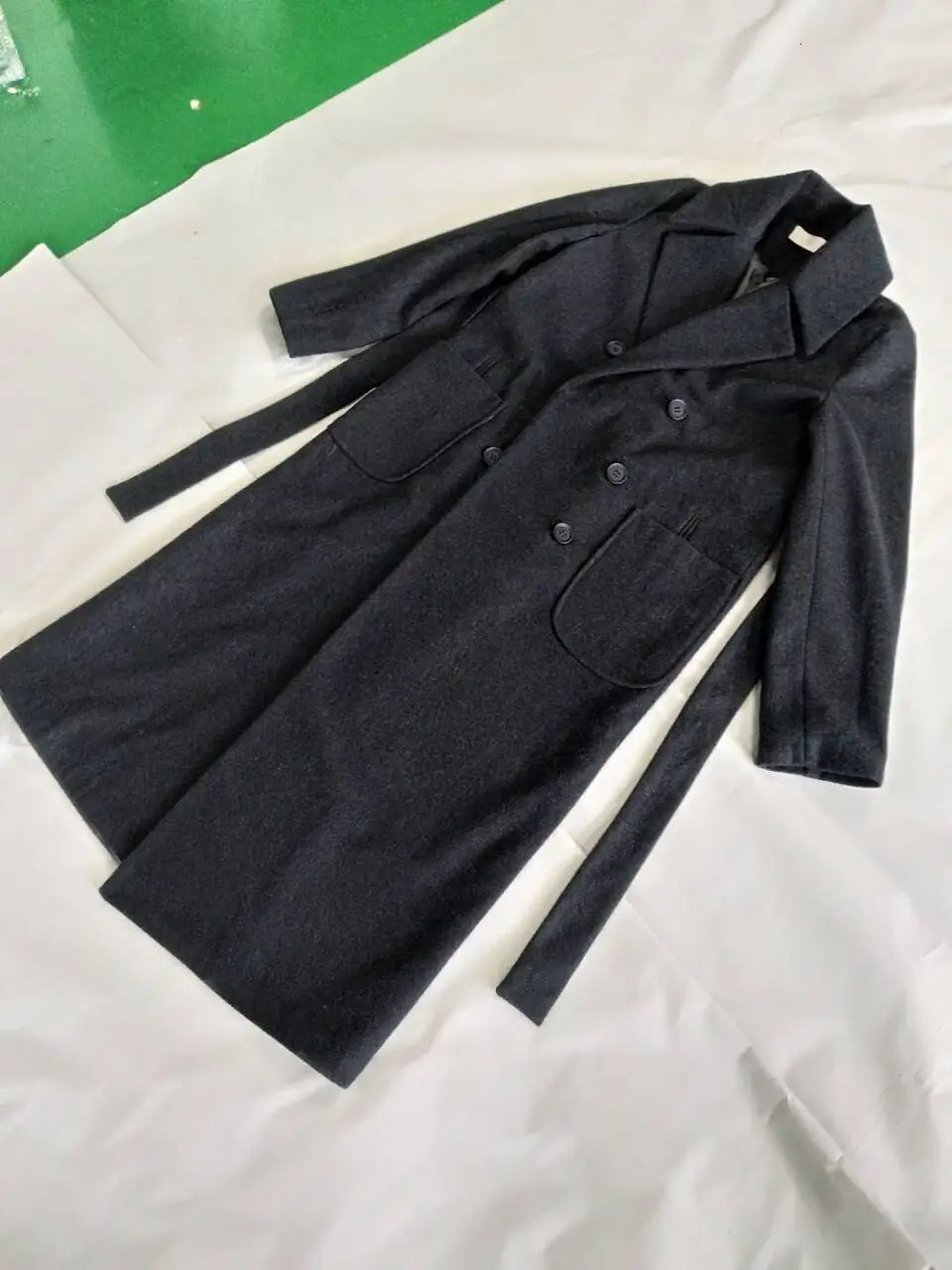 Casaco feminino,, UK, для женщин, плюс размер, осень, зима, Cassic, простое, шерсть, макси, длинное пальто, женский халат, верхняя одежда, manteau femme