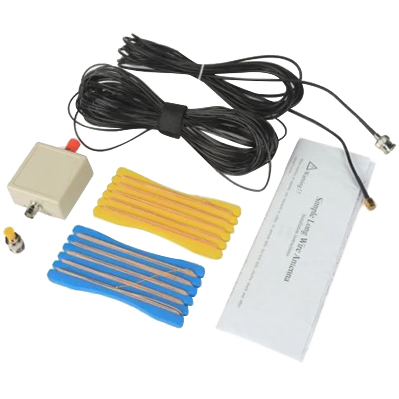 

ABKT-LW1650 with Adapter Small Radio Receiver Shortwave Antenna Lightweight Easy Install Portable Practical Durable Long Camping