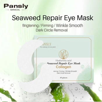 

40Pcs Eye Mask Seaweeds Collagen Anti Wrinkle Hydrate Moisturizer Firming Eye Patch Dark Circles Remove KG66