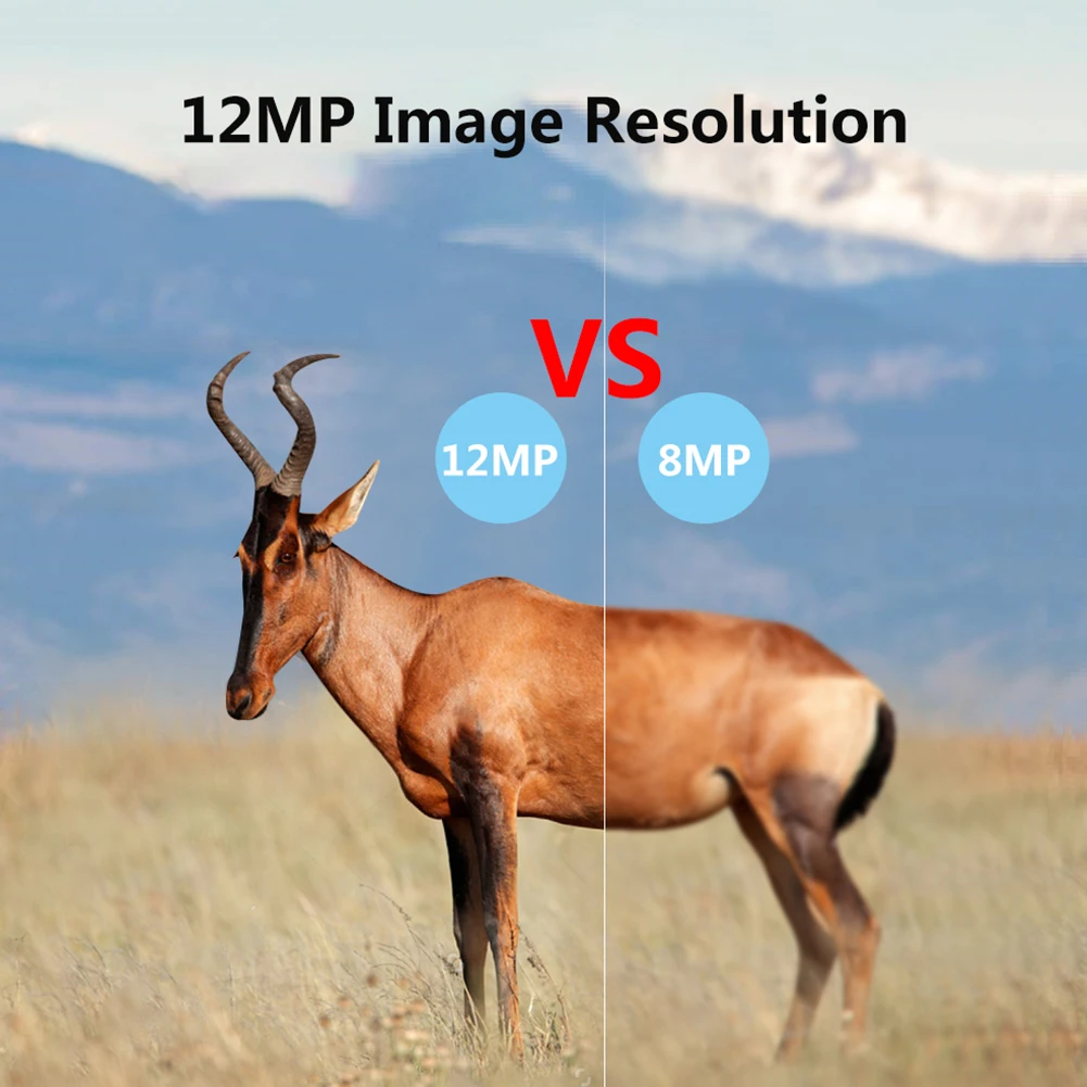 Камера ночного видения для дикой охоты 12MP 1080P 30LED 850nm IP54 Водонепроницаемая камера с углом 120 градусов