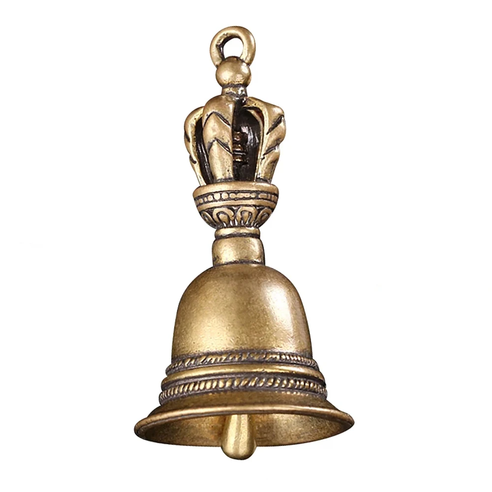 Copper Handicraft Bell Vintage Home Desktop Decoration Portable Handbell for Christmas Home Decoration Pendant Creative Gift 1PC,hand bell,brass bell home decor