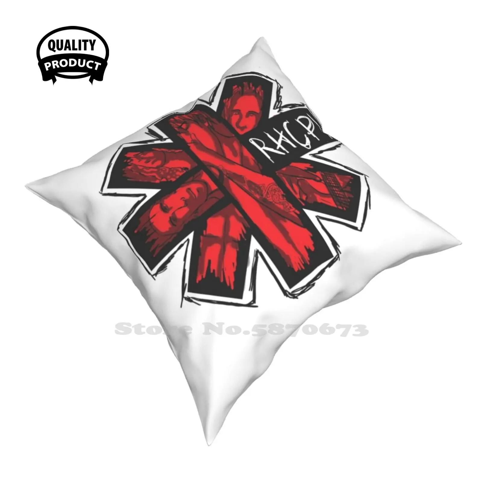 Pepper Red Fashion Sofa Throw Pillow Cover Federa Hot Chili Logo