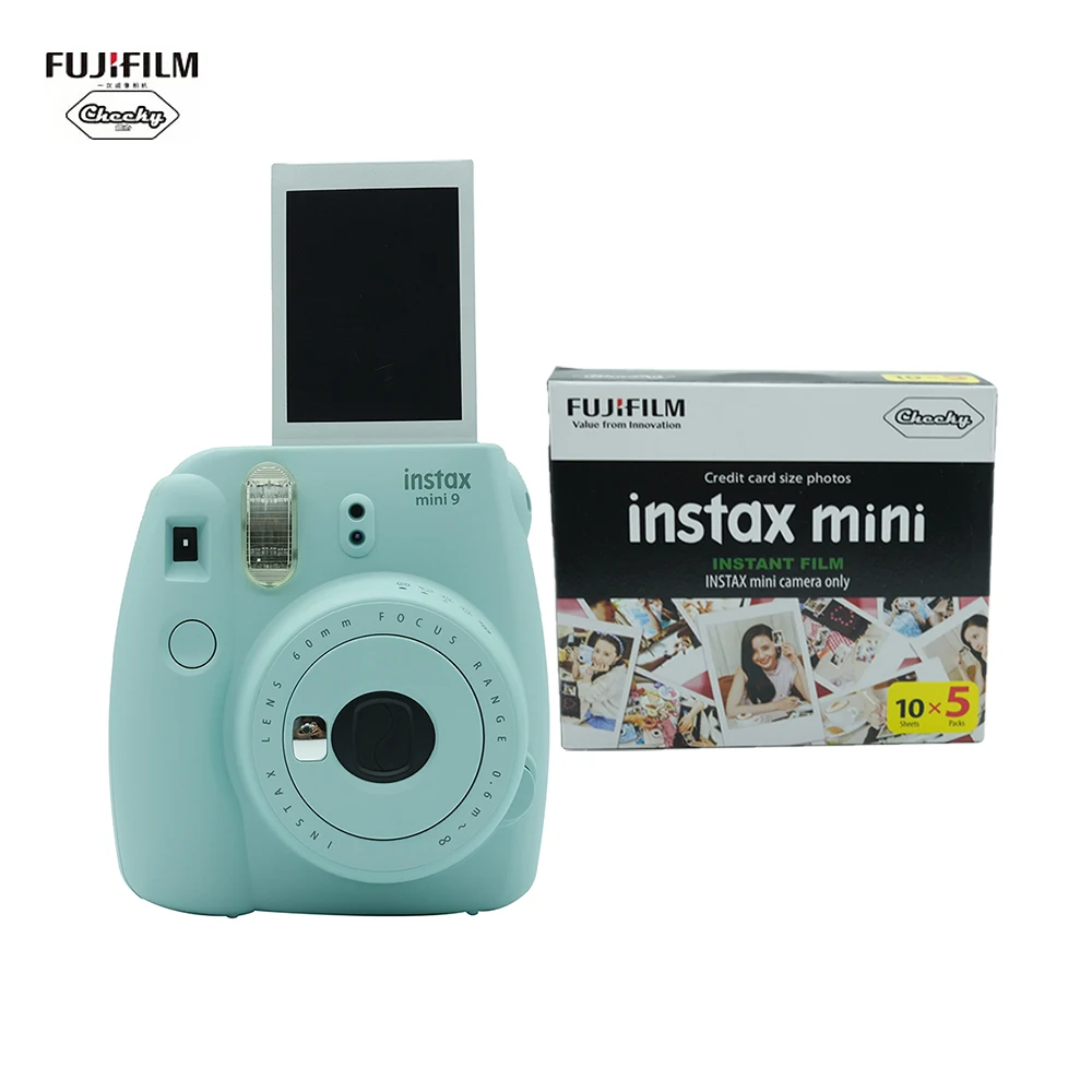 Оригинальная моментальная фотокамера Fujifilm Instax Mini 9 Новогодняя пленка