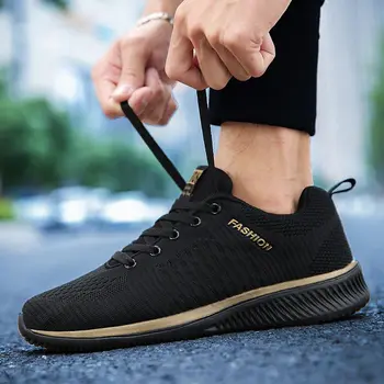

Casual shoes men 2020 new hot sale mesh summer shoes men breathable colors outdoor lace-up light male shoes S3833-S3837