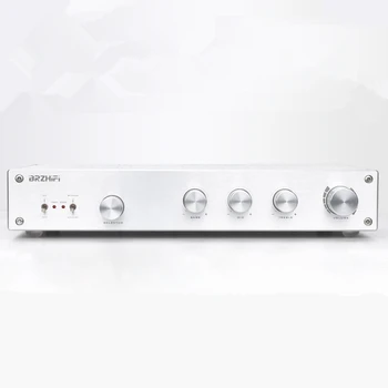 

FV-2020 HiFi Class A Pre amplifier With Tweeter Mid Bass adjust Collocation with different OP AMP