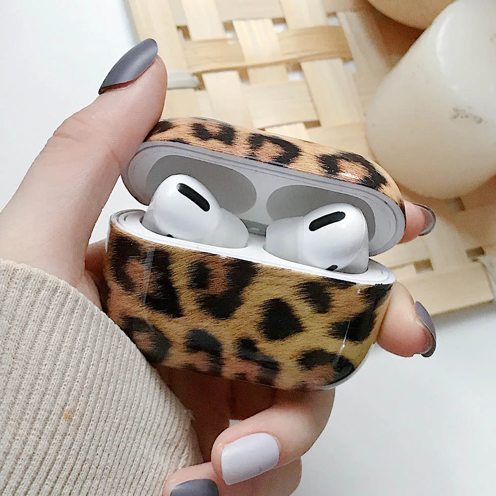 Leopard Zebra Pattern Case For AirPods Pro 2 Earphone Cases Hard Wireless Charging Box Cover for AirPod 2 3 Air Pods Smooth Case