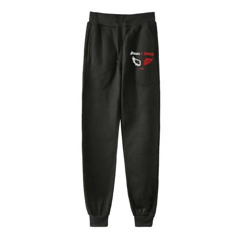 

Angel Devil Wings Harem Pants Print Fashion Skateboard Sport Hip Hop Men Women Casual Long Loose Unisex Pant Trousers Sportswear