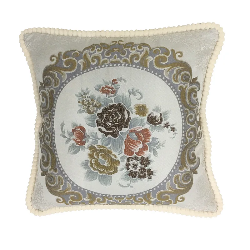 Yaapeet 48x48cm 58x58cm Square Decorative Pillows Home Decor Cushion Cover Printed Floral for Living Room Bedroom Sofa Decor