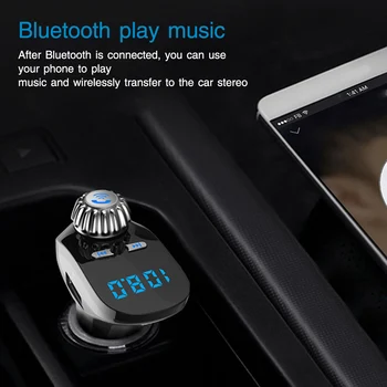 

Dual USB TF Card Multifunction Fast Charging MP3 Player Car Bluetooth FM Transmitter Digital Audio Music Handsfree Radio
