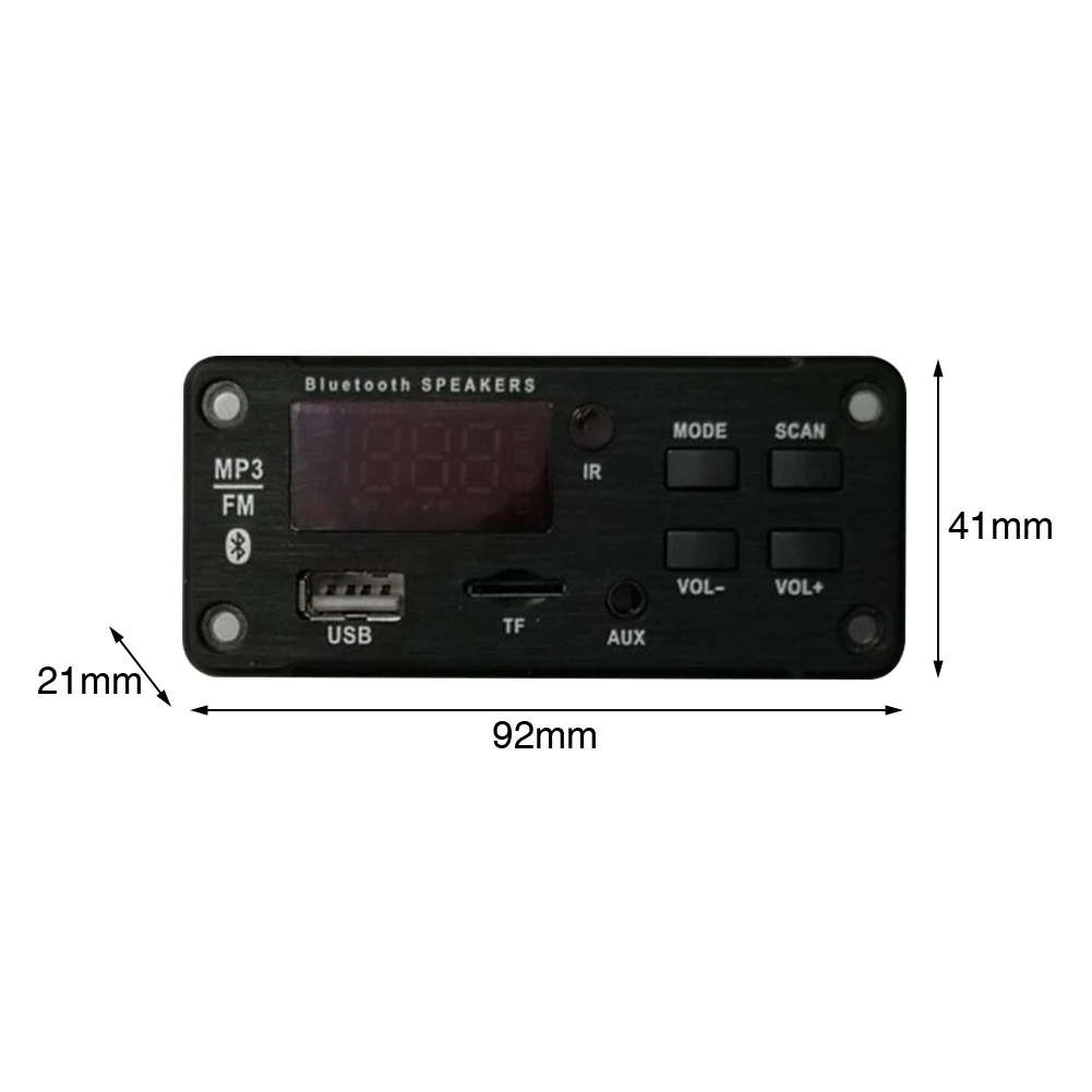 MP3 декодер доска для автомобиля Bluetooth динамик модуль BT 5,0 аксессуары электронный Профессиональный FM Радио Аудио дистанционное управление автомобиля