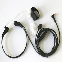 2 шт. 2,5 мм гарнитура горло микрофон Микрофон Динамик PTT для Motorola радио PMR446 Spirit GT/GT plus, FR50, FR60 F60 FV800