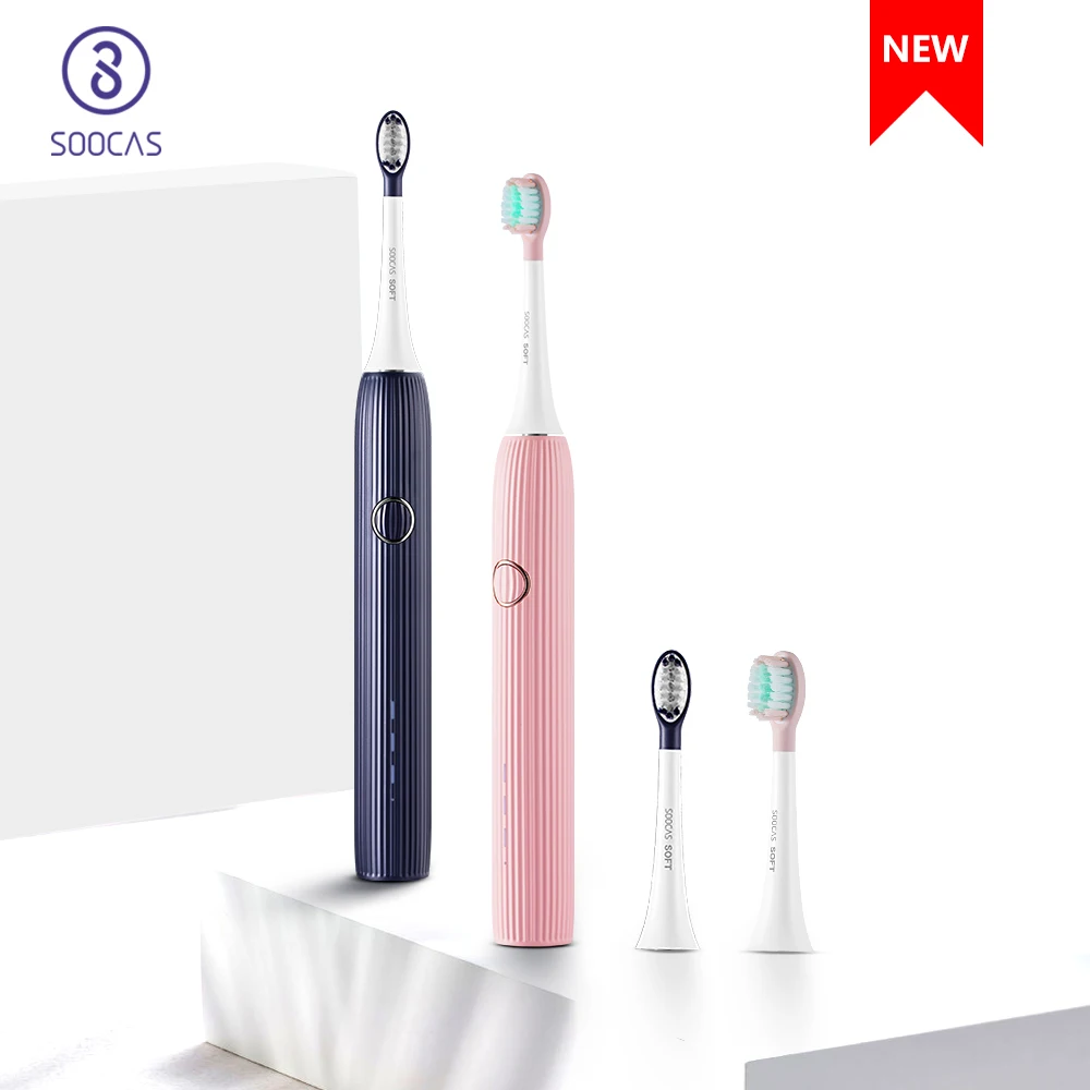 

SOOCAS V1 Electric Toothbrush Sonic Ultrasonic Automatic ToothBrush Type-c Rechargeable Waterproof Tooth Brush Adult Tooth Clean