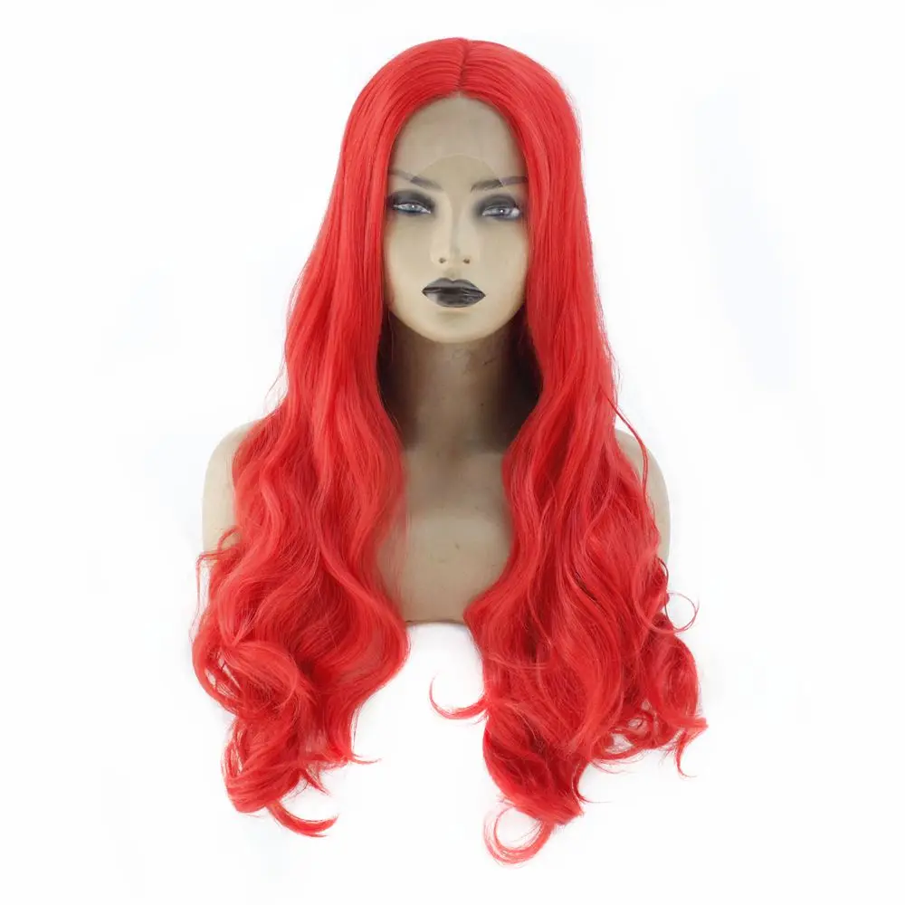 Glueless Lace Front Wigs for Women Purple Natural Wave Pre-plucked Hairline with Baby Hair Heat Resistant Fiber Synthetic Wigs