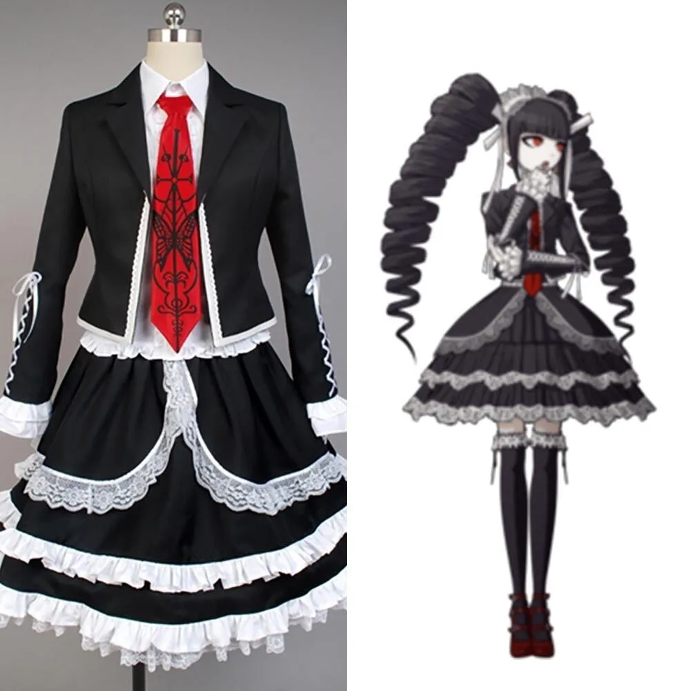 OLOMLB Dangan Ronpa Danganronpa Celestia Ludenberg платье косплей костюм на заказ Плюс Размер 2020