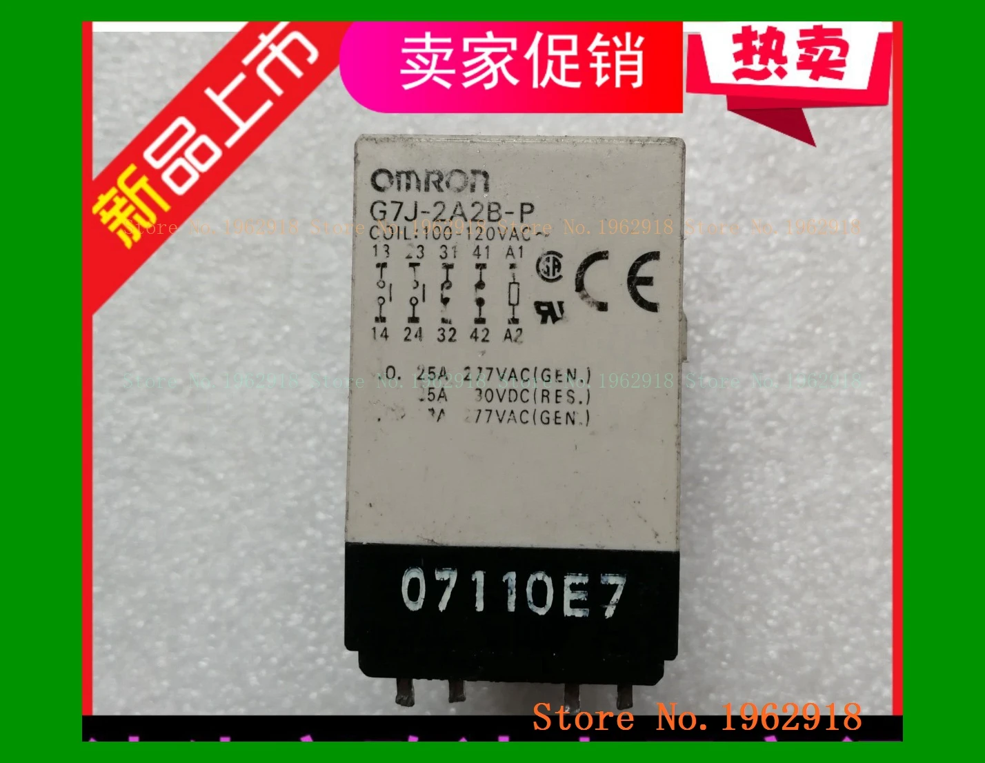 

G7J-2A2B-P 100-120VAC 25A The old