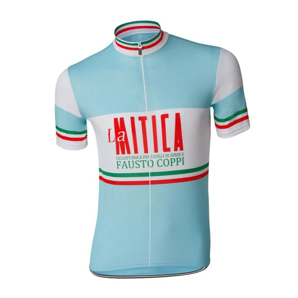 Summer La Mitica cycling jersey Fausto Coppi Cycling Clothing Mountain  Bicycle Jerseys Road Bike Shirts MTB Tops Clothes Maillot