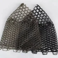 Rubber Dip Net Head Depth32/40/47/55cm Hand Net Replacement Fishing Accessories