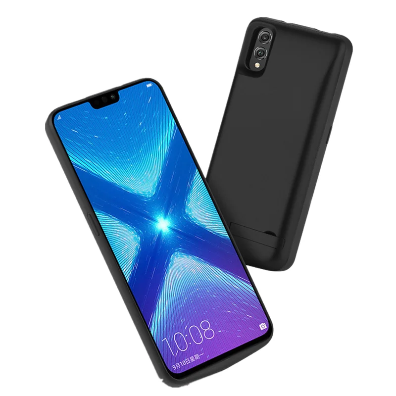 Чехлы для аккумуляторов для huawei Honor 8X, чехол для зарядного устройства, 6500 мА/ч, портативная внешняя подставка, внешний аккумулятор, чехлы для зарядки аккумуляторов