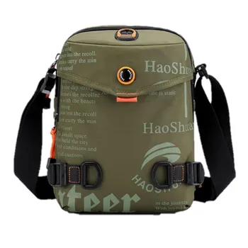 

2020 Men's Fashion Cross Body Shoulder Bag Water Proof Nylon Messenger Bag Outdoor Casual Sling Hip Hum Pack Large Capacity Bags