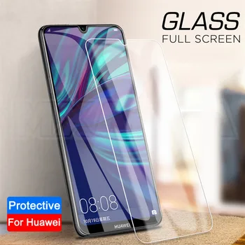 Перейти на Алиэкспресс и купить 9D закаленное стекло для Huawei Y5 Lite Y5 Y6 Y7 Y9 2019 Защитная пленка для экрана Huawei Y7 Y5 Y6 Y9 Prime 2018