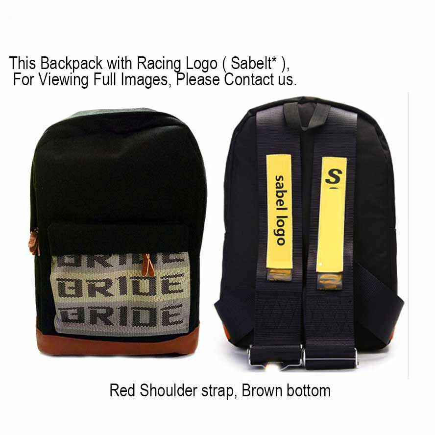 black sparco backpack