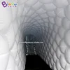 Customized 12x2x3 Meters Inflatable Straight Channel / Silver Blow-up Tunnel With LED Lights - BG-T0076 4