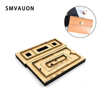 

DIY decorative wood die cutting 2020 new short wallet storage bag suitable for die cutting fashion steel die cutting