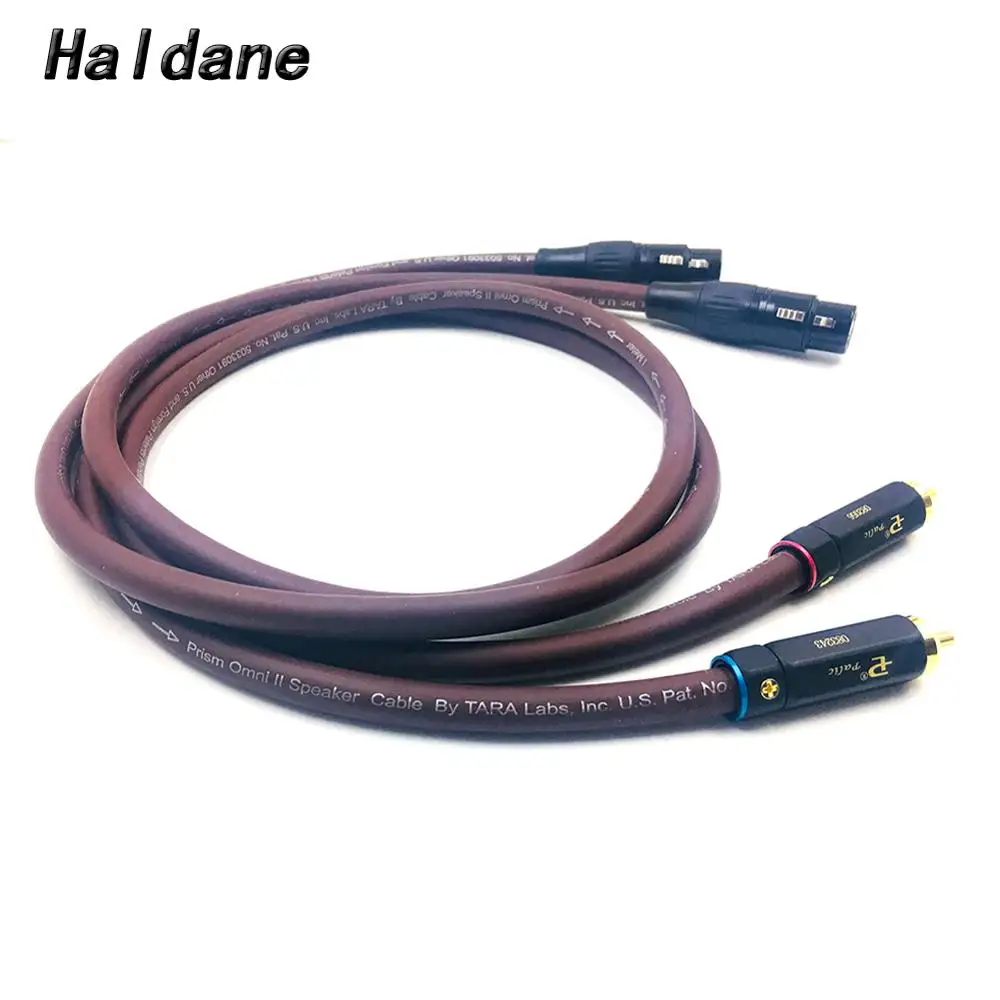 

Haldane Pair HIFI BR-109 RCA to XLR Female Balacned Interconnect Cable XLR Balacned to RCA Audio Cable with Prism OMNI 2 Wire